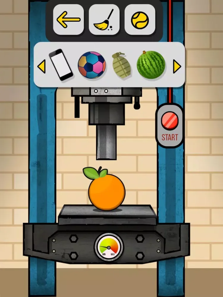 Hydraulic Press Simulator iPad  स्क्रीनशॉट