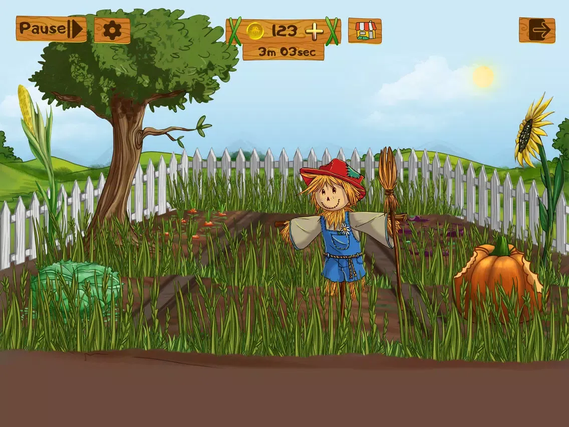 Scarecrow: Garden Defense iPad 應用截圖