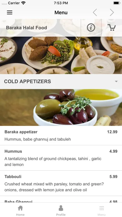Baraka Halal Food Screenshots