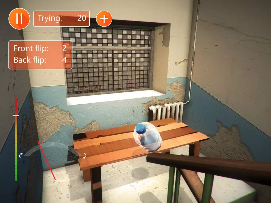 Tangkapan layar Russian Bottle Flip 3D iPad 