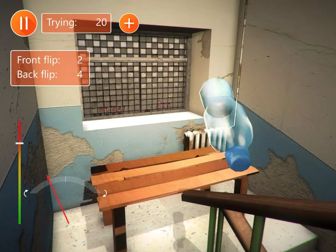 Tangkapan layar Russian Bottle Flip 3D iPad 
