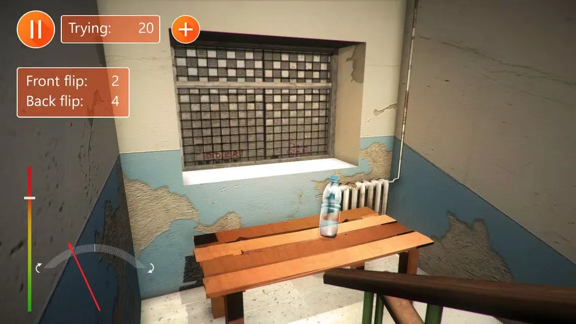 Tangkapan layar Russian Bottle Flip 3D