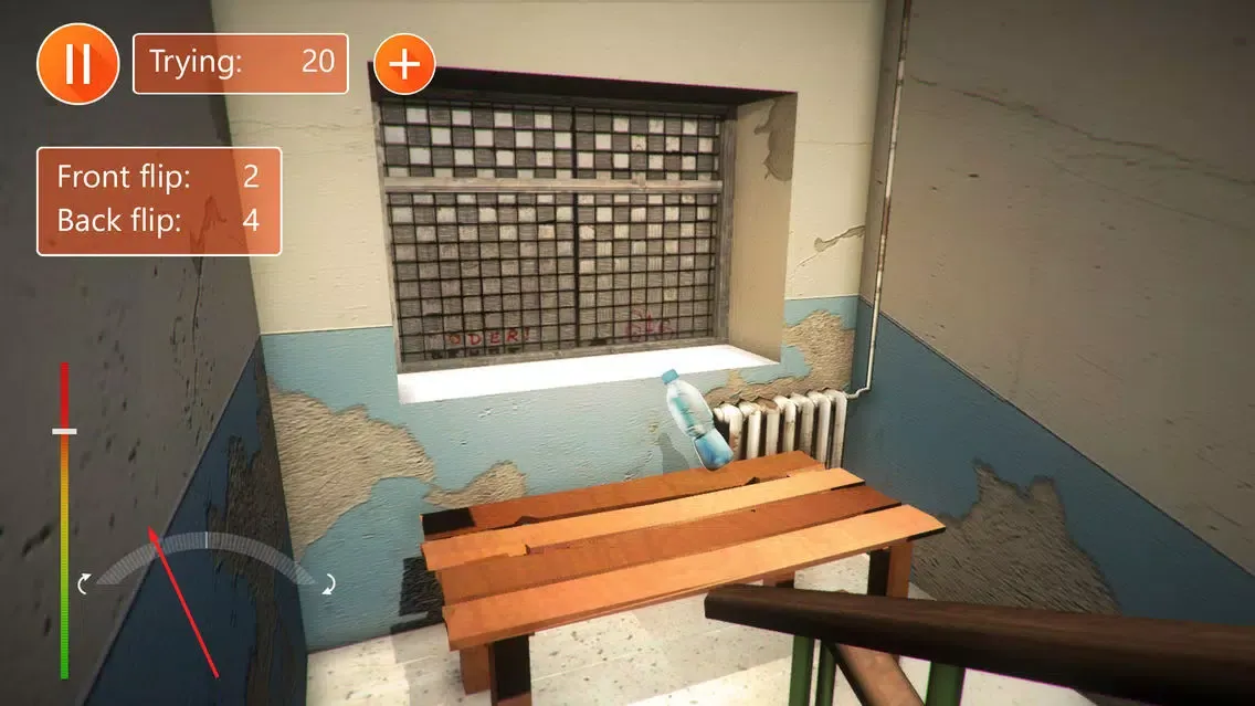 Tangkapan layar Russian Bottle Flip 3D