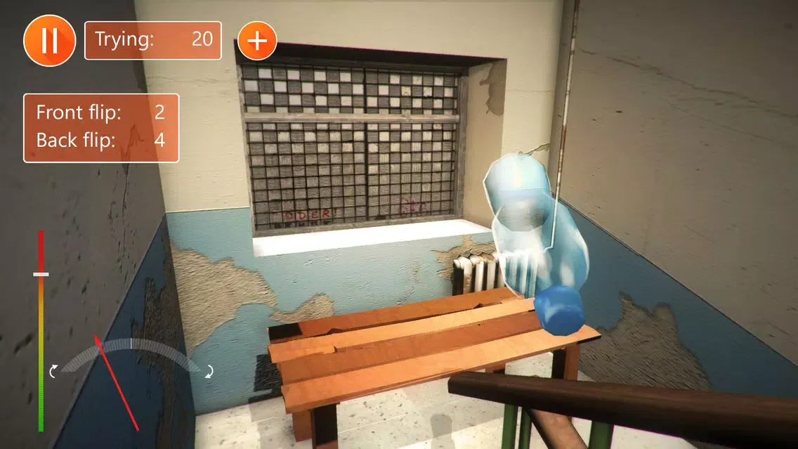 Tangkapan layar Russian Bottle Flip 3D