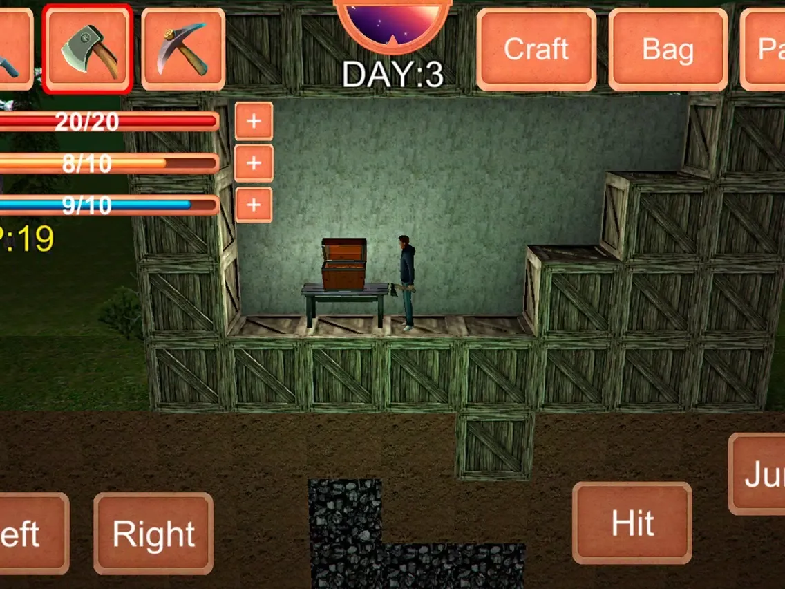 Capturas de tela do Halloween Survival Game iPad 