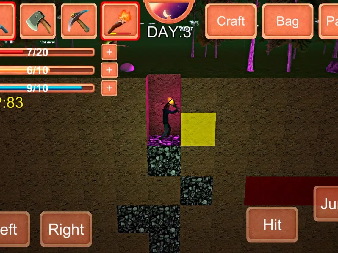 Capturas de tela do Halloween Survival Game iPad 