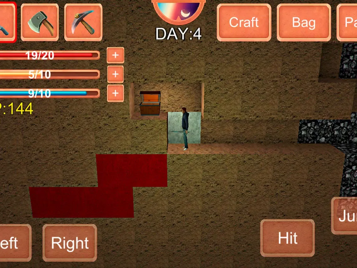 Capturas de tela do Halloween Survival Game iPad 