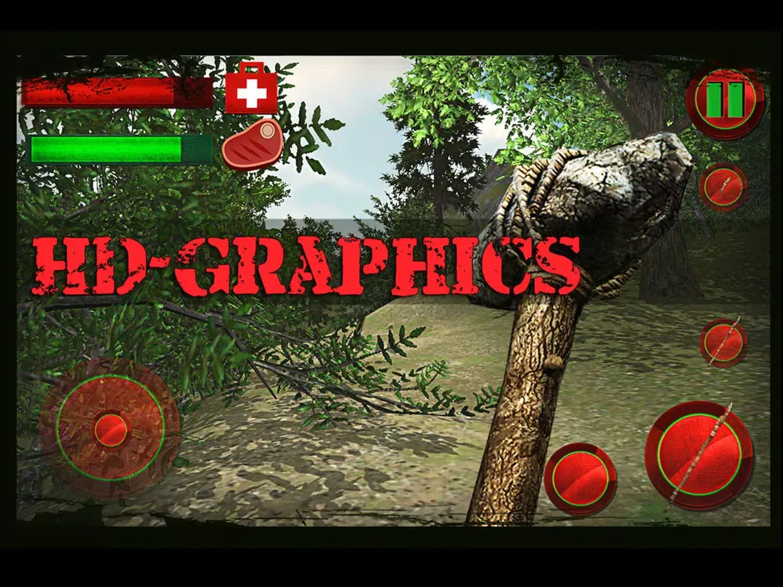 Tangkapan skrin The Forest Survival 3D FREE iPad 