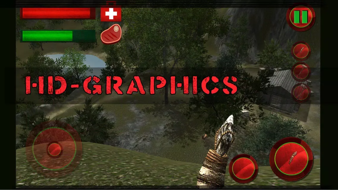 Tangkapan skrin The Forest Survival 3D FREE