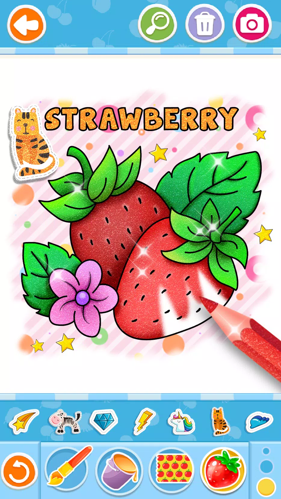 Fruits and Vegetables Coloring Screenshots
