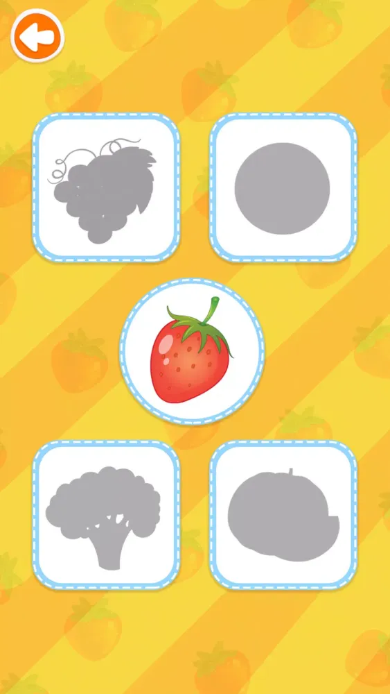 Tangkapan layar Fruits and Vegetables Coloring
