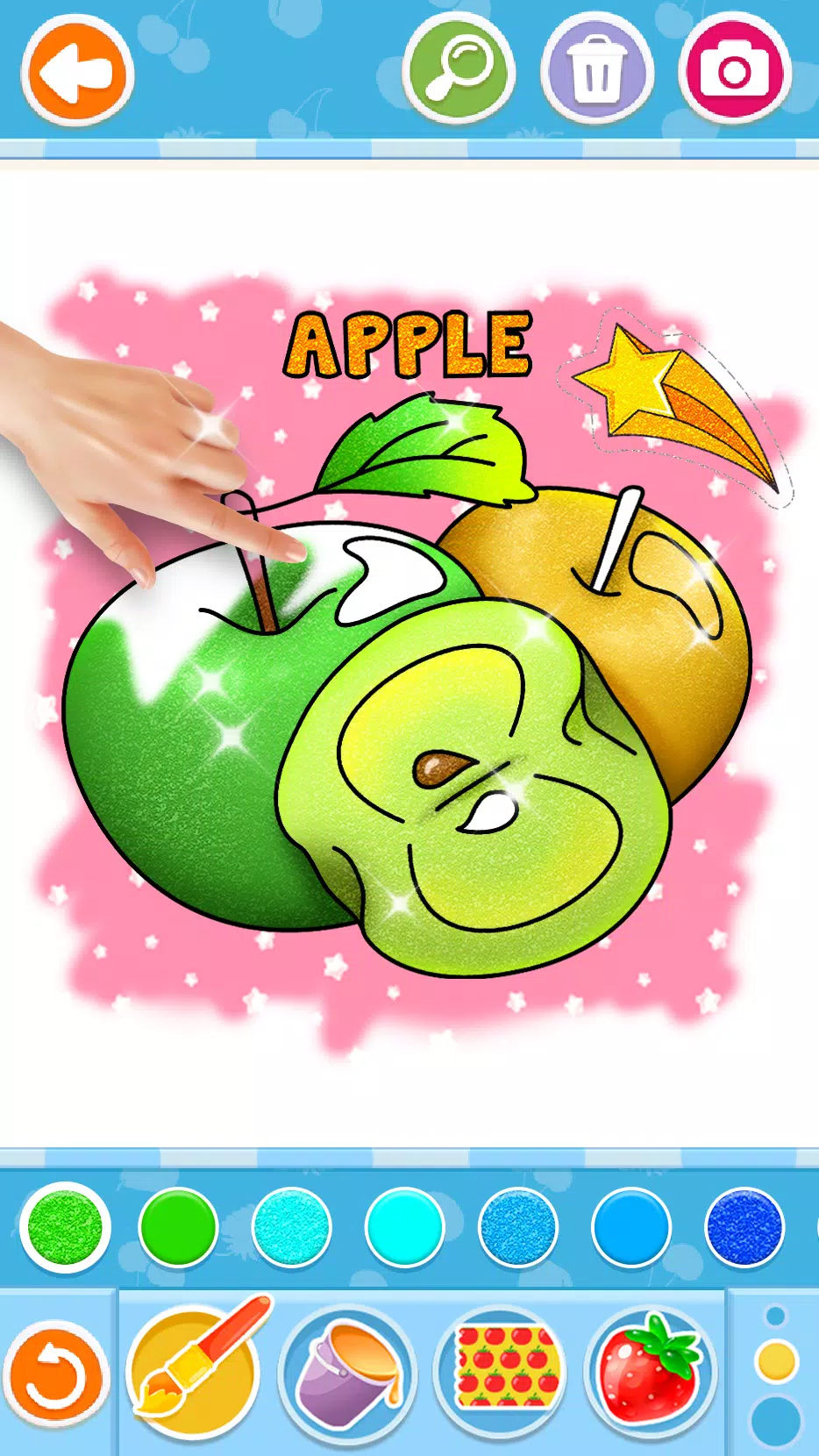 Fruits and Vegetables Coloring Screenshots