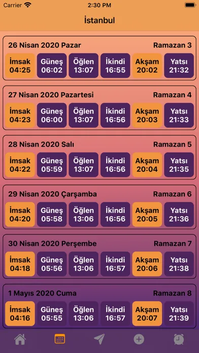 صور İmsakiye (2020)