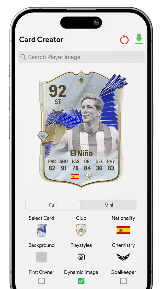 تصاویر FC Card Creator 24