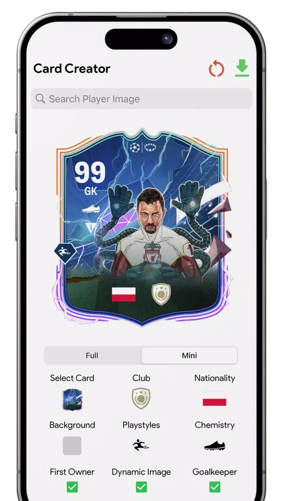 تصاویر FC Card Creator 24
