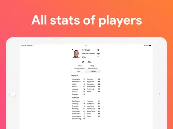 Capturas de tela do FUT 23 Scout: Find New Talents iPad 