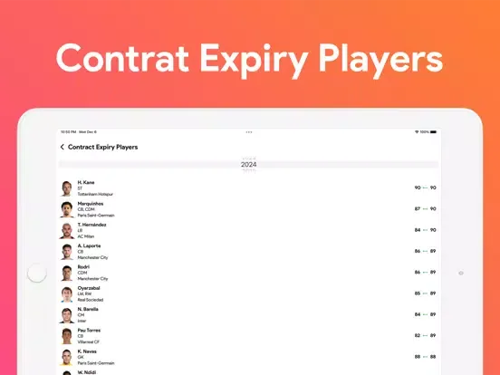 Capturas de tela do FUT 23 Scout: Find New Talents iPad 