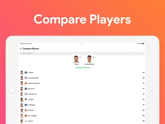 Capturas de tela do FUT 23 Scout: Find New Talents iPad 