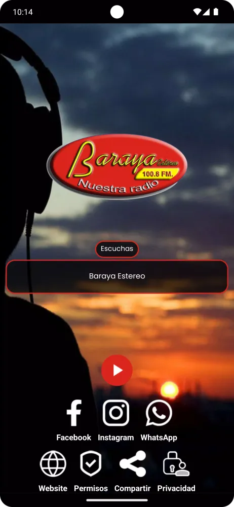 Ảnh chụp màn hình của Baraya Estereo