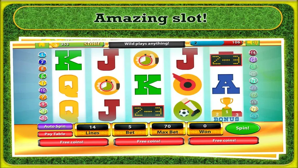 Captures d'écran de Sports Slots