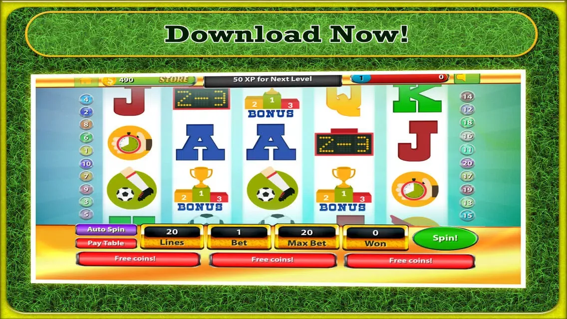 Captures d'écran de Sports Slots