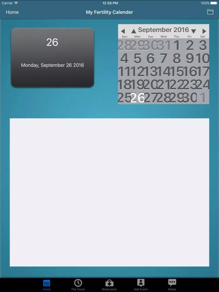 Capturas de pantalla de Fertility App iPad 