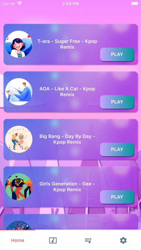 Tangkapan skrin Piano Music Tiles - Pop Songs