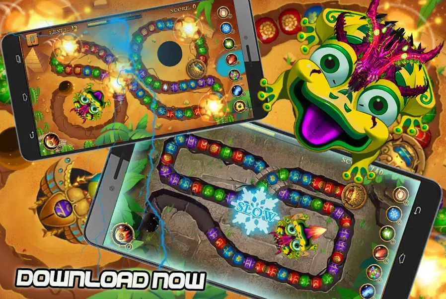 Screenshot di Zuma Deluxe