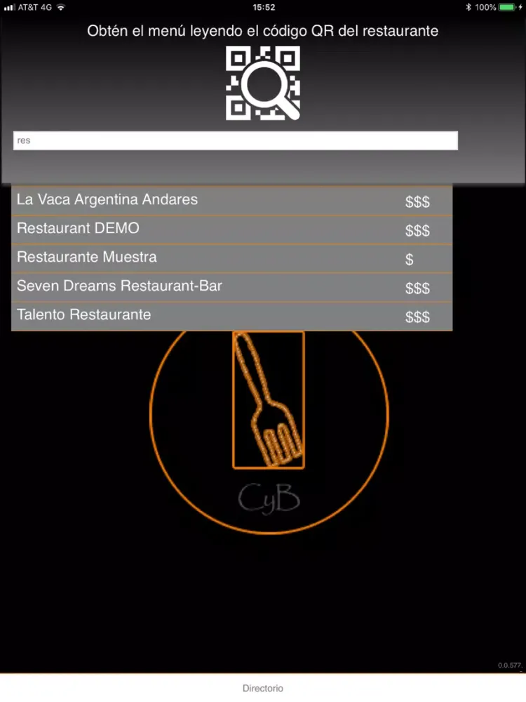 C y B la comida y la bebida iPad  스크린샷