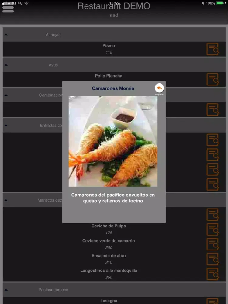C y B la comida y la bebida iPad  스크린샷
