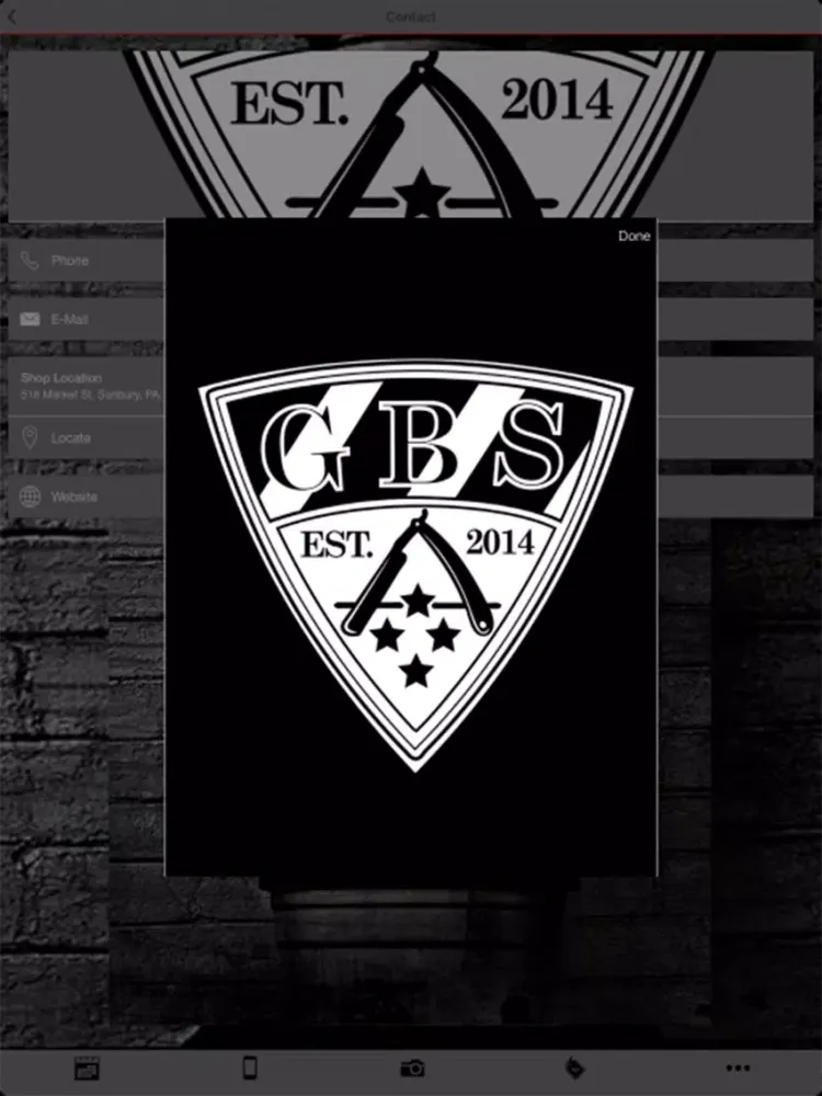 تصاویر GBS app iPad 
