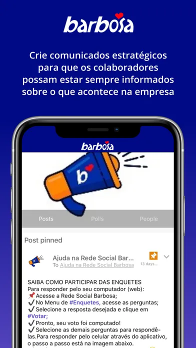 Tangkapan layar Rede Social Barbosa