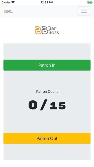 Capturas de pantalla de BarBoss Patron Counter