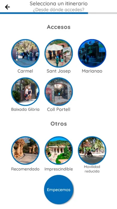 Captures d'écran de Park Güell Visita Inclusiva