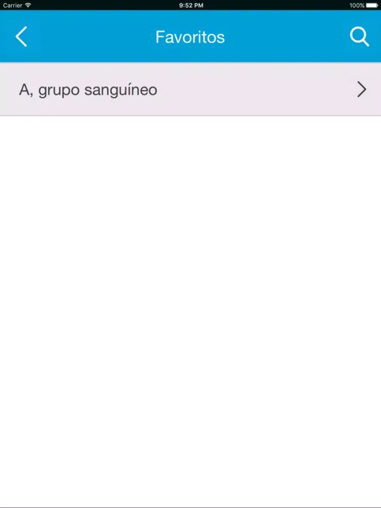 Diccionario médico iPad 应用截图