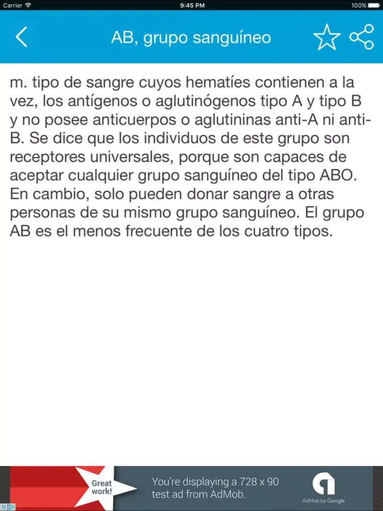 Diccionario Medico Lite iPad স্ক্রিনশট