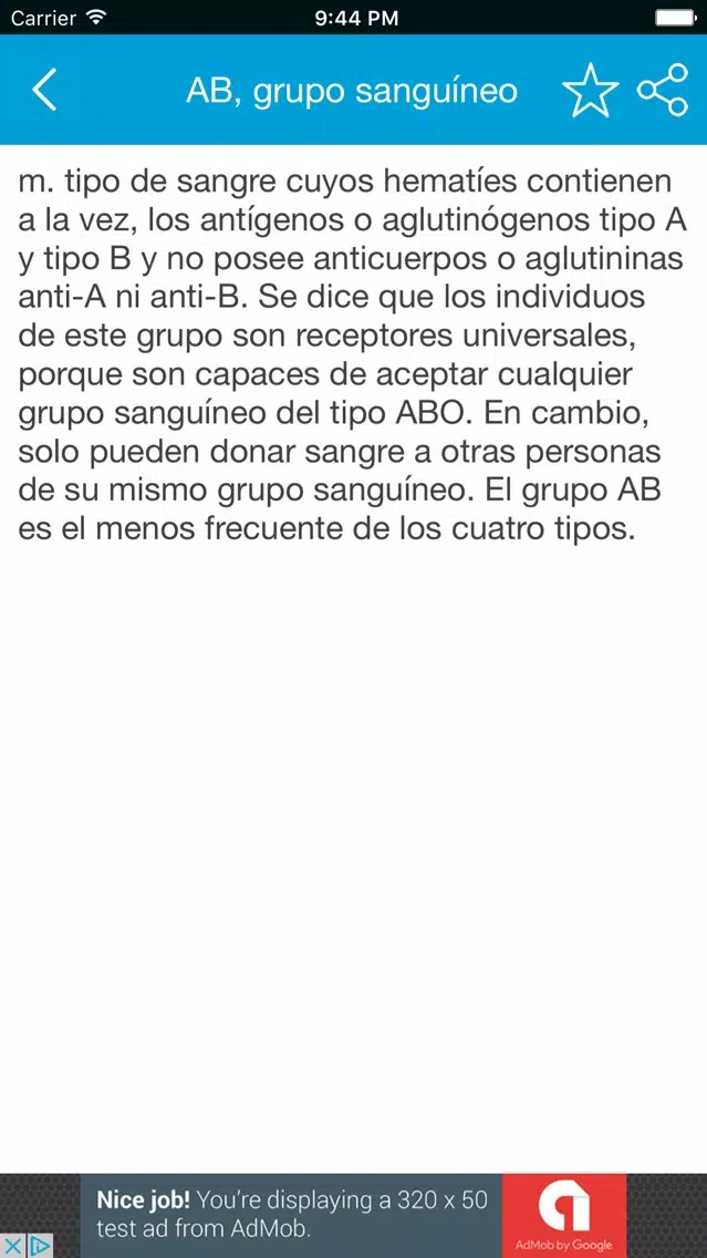 Capturas de pantalla de Diccionario Medico Lite