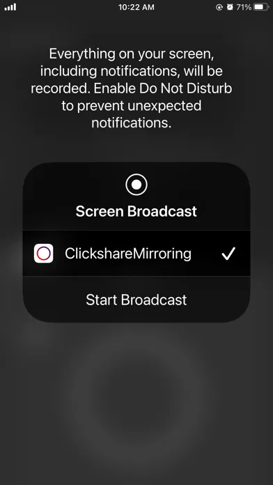 ClickShare Screenshots