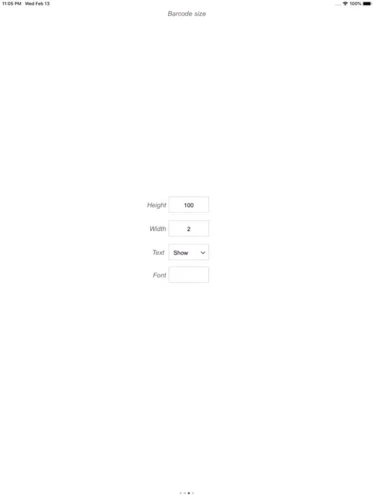 Multi Barcode Generator iPad  Screenshots