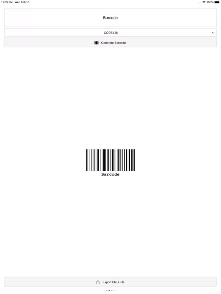 Multi Barcode Generator iPad  Screenshots