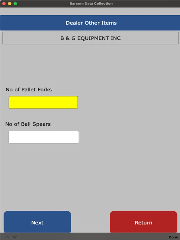 Screenshot di Barcom Data Collection iPad 