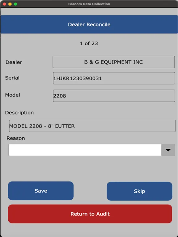 Screenshot di Barcom Data Collection iPad 
