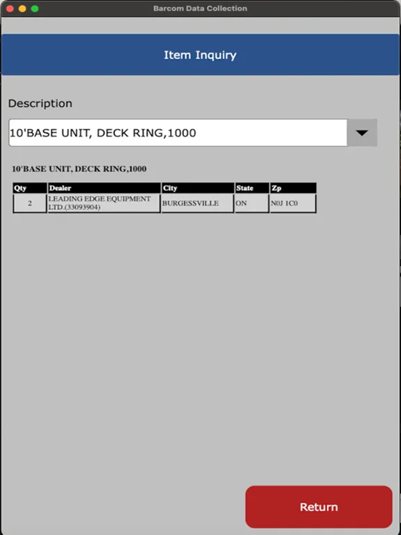 Screenshot di Barcom Data Collection iPad 