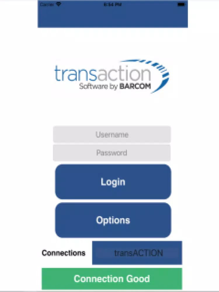 Captures d'écran de Barcom transaction iPad 