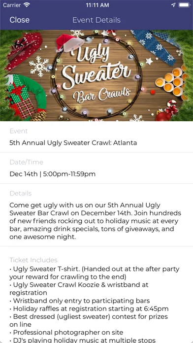 ภาพหน้าจอของ Bar Crawl USA