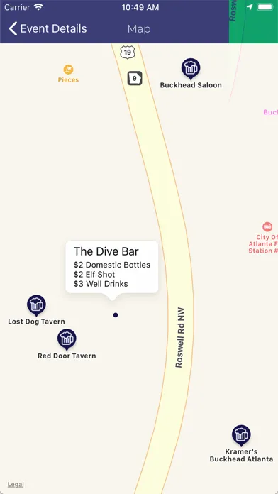 ภาพหน้าจอของ Bar Crawl USA