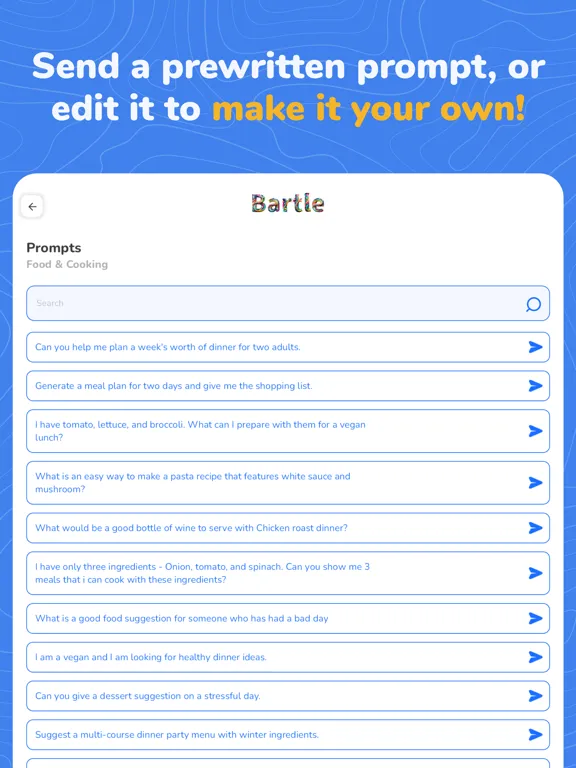 Bartle - AI Assistant iPad  स्क्रीनशॉट