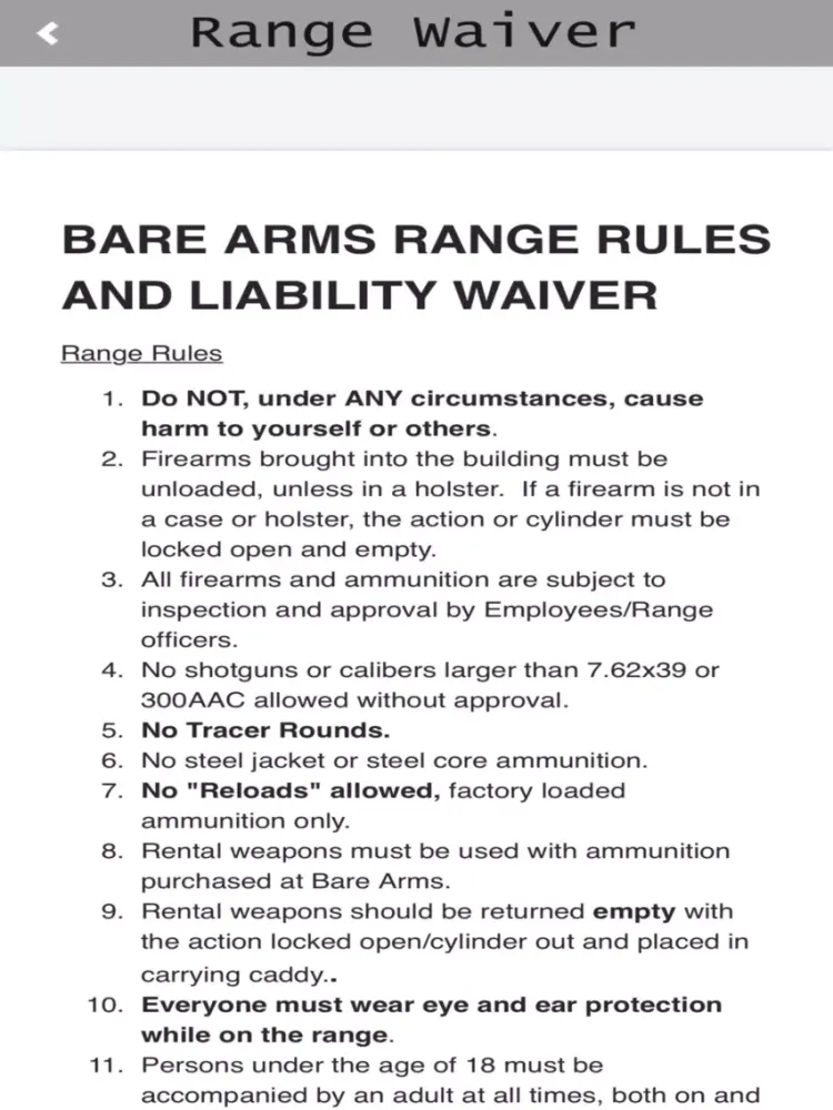 Tangkapan layar Bare Arms iPad 