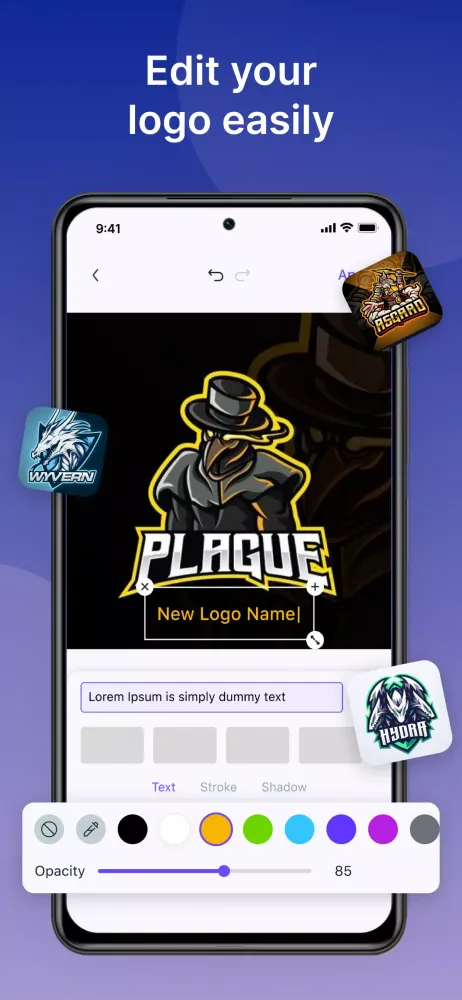 Tangkapan layar AI Logo Generator Logo Maker