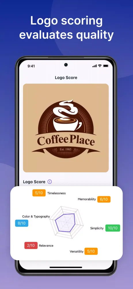 Tangkapan layar AI Logo Generator Logo Maker